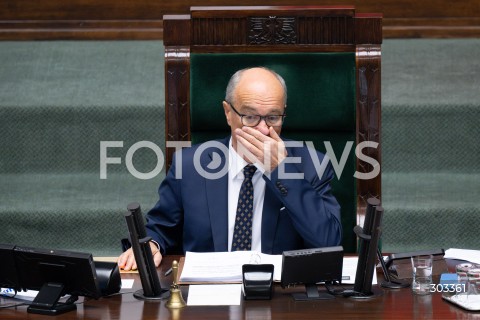  21.11.2025 WARSZAWA SEJM <br />
POSIEDZENIE SEJMU RP<br />
N/Z MARSZALEK WLODZIMIERZ CZARZASTY<br />
FOT. MARCIN BANASZKIEWICZ / FOTONEWS  
