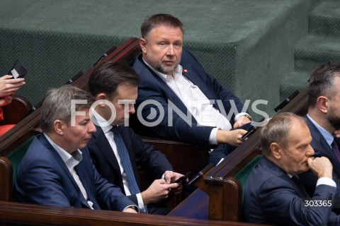  21.11.2025 WARSZAWA SEJM <br />
POSIEDZENIE SEJMU RP<br />
N/Z MARCIN KIERWINSKI ANDRZEJ DOMANSKI JAN GRABIEC<br />
FOT. MARCIN BANASZKIEWICZ / FOTONEWS  