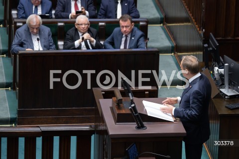  21.11.2025 WARSZAWA SEJM <br />
POSIEDZENIE SEJMU RP<br />
N/Z PREMIER DONALD TUSK<br />
FOT. MARCIN BANASZKIEWICZ / FOTONEWS  