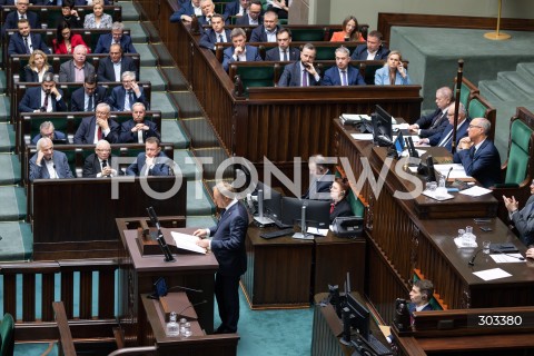  21.11.2025 WARSZAWA SEJM <br />
POSIEDZENIE SEJMU RP<br />
N/Z PREMIER DONALD TUSK<br />
FOT. MARCIN BANASZKIEWICZ / FOTONEWS  