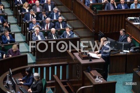  21.11.2025 WARSZAWA SEJM <br />
POSIEDZENIE SEJMU RP<br />
N/Z PREMIER DONALD TUSK<br />
FOT. MARCIN BANASZKIEWICZ / FOTONEWS  