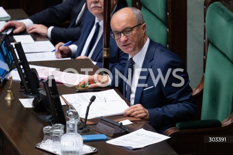  21.11.2025 WARSZAWA SEJM <br />
POSIEDZENIE SEJMU RP<br />
N/Z MARSZALEK WLODZIMIERZ CZARZASTY<br />
FOT. MARCIN BANASZKIEWICZ / FOTONEWS  