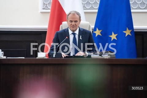 Posiedzenie Rady Ministrów w Warszawie