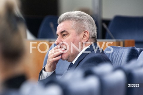  26.11.2025 WARSZAWA<br />
POSIEDZENIE SENATU<br />
N/Z JANUSZ PECHERZ<br />
 