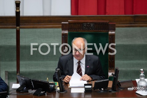  04.12.2025 WARSZAWA<br />
POSIEDZENIE SEJMU RP<br />
N/Z MARSZALEK WLODZIMIERZ CZARZASTY<br />
 