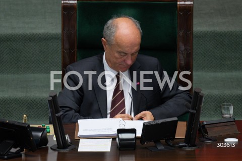  04.12.2025 WARSZAWA<br />
POSIEDZENIE SEJMU RP<br />
N/Z MARSZALEK WLODZIMIERZ CZARZASTY<br />
 