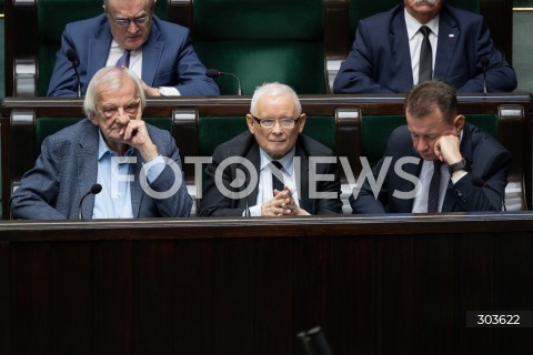  04.12.2025 WARSZAWA<br />
POSIEDZENIE SEJMU RP<br />
N/Z RYSZRD TERLECKI JAROSLAW KACZYNSKI MARIUSZ BLASZCZAK<br />
 