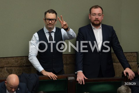  04.12.2025 WARSZAWA<br />
POSIEDZENIE SEJMU RP<br />
N/Z LUKASZ MEJZA SEBASTIAN LUKASZEWICZ<br />
 