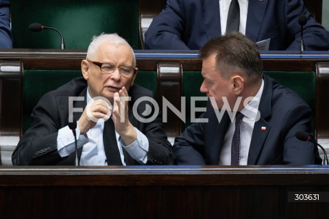 Posiedzenie Sejmu w Warszawie