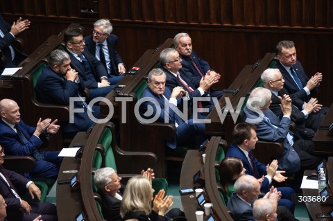Posiedzenie Sejmu w Warszawie
