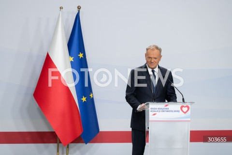  05.12.2025 WARSZAWA<br />
RADA KRAJOWA KOALICJI OBYWATELSKIEJ<br />
N/Z PREMIER DONALD TUSK<br />
 