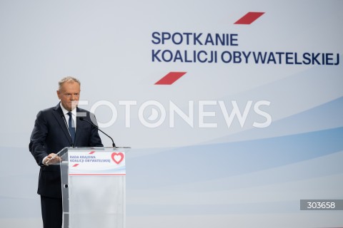  05.12.2025 WARSZAWA<br />
RADA KRAJOWA KOALICJI OBYWATELSKIEJ<br />
N/Z PREMIER DONALD TUSK<br />
 