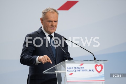  05.12.2025 WARSZAWA<br />
RADA KRAJOWA KOALICJI OBYWATELSKIEJ<br />
N/Z PREMIER DONALD TUSK<br />
 