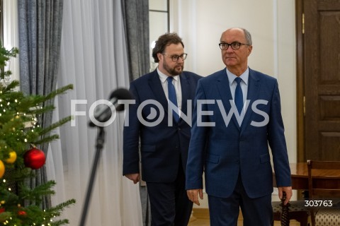  08.12.2025 WARSZAWA<br />BETLEJEMSKIE SWIATLO POKOJU W SEJMIE<br />N/Z MARSZALEK WLODZIMIERZ CZARZASTY<br /> 