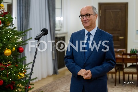  08.12.2025 WARSZAWA<br />BETLEJEMSKIE SWIATLO POKOJU W SEJMIE<br />N/Z MARSZALEK WLODZIMIERZ CZARZASTY<br /> 