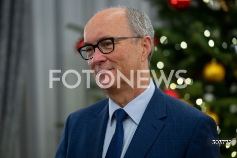  08.12.2025 WARSZAWA<br />BETLEJEMSKIE SWIATLO POKOJU W SEJMIE<br />N/Z MARSZALEK WLODZIMIERZ CZARZASTY<br /> 