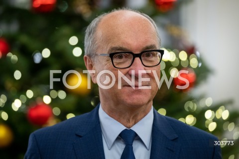  08.12.2025 WARSZAWA<br />BETLEJEMSKIE SWIATLO POKOJU W SEJMIE<br />N/Z MARSZALEK WLODZIMIERZ CZARZASTY<br /> 
