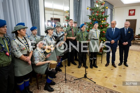 Betlejemskie Światło Pokoju w Sejmie w Warszawie