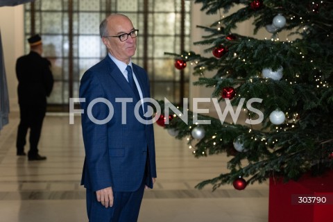  08.12.2025 WARSZAWA<br />BETLEJEMSKIE SWIATLO POKOJU W SEJMIE<br />N/Z MARSZALEK WLODZIMIERZ CZARZASTY<br /> 