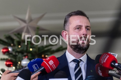  11.12.2025 WARSZAWA<br />KONFERENCJA WLADYSLAWA KOSINIAKA KAMYSZA<br />N/Z WLADYSLAW KOSINIAK KAMYSZ<br /> 