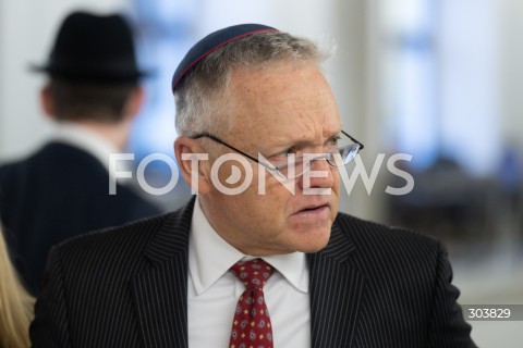  15.12.2025 WARSZAWA<br />UROCZYSTOSC ZAPALENIA MENORY CHANUKOWEJ W SEJMIE<br />N/Z THOMAS ROSE<br /> 