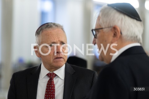  15.12.2025 WARSZAWA<br />UROCZYSTOSC ZAPALENIA MENORY CHANUKOWEJ W SEJMIE<br />N/Z THOMAS ROSE MAREK SIWIEC<br /> 