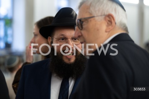  15.12.2025 WARSZAWA<br />UROCZYSTOSC ZAPALENIA MENORY CHANUKOWEJ W SEJMIE<br />N/Z SZALOM DOW BER STAMBLER<br /> 