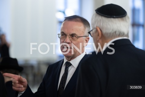  15.12.2025 WARSZAWA<br />UROCZYSTOSC ZAPALENIA MENORY CHANUKOWEJ W SEJMIE<br />N/Z JAROSLAW SELLIN MAREK SIWIEC<br /> 