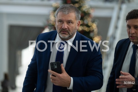  15.12.2025 WARSZAWA<br />UROCZYSTOSC ZAPALENIA MENORY CHANUKOWEJ W SEJMIE<br />N/Z WALDEMAR ZUREK<br /> 