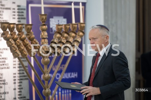  15.12.2025 WARSZAWA<br />UROCZYSTOSC ZAPALENIA MENORY CHANUKOWEJ W SEJMIE<br />N/Z THOMAS ROSE<br /> 