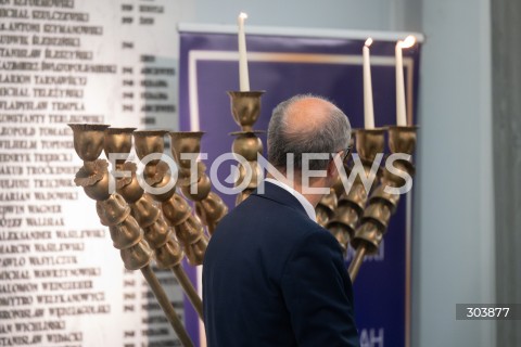  15.12.2025 WARSZAWA<br />UROCZYSTOSC ZAPALENIA MENORY CHANUKOWEJ W SEJMIE<br />N/Z MARSZALEK WLODZIMIERZ CZARZASTY<br /> 