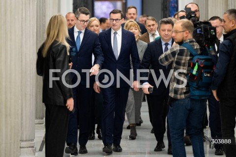  19.12.2025 WARSZAWA SEJM <br />DZIEN W SEJMIE<br />N/Z MATEUSZ MORAWIECKI MICHAL DWORCZYK PIOTR MULLER <br /> 
