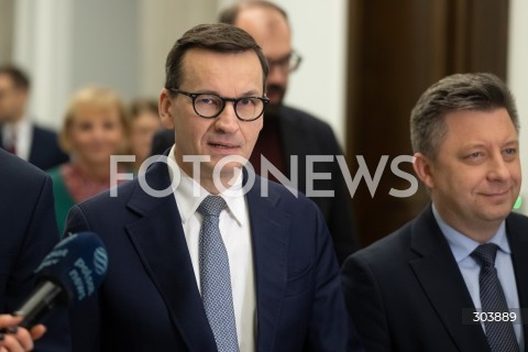  19.12.2025 WARSZAWA SEJM <br />DZIEN W SEJMIE<br />N/Z MATEUSZ MORAWIECKI MICHAL DWORCZYK<br /> 