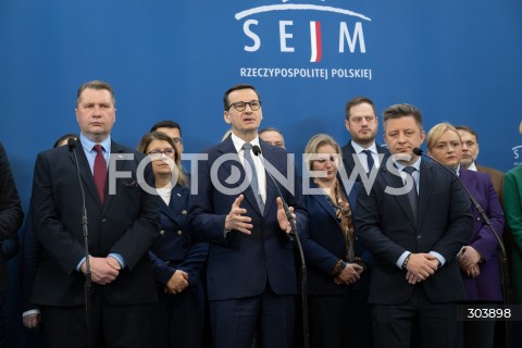 Dzień w Sejmie w Warszawie