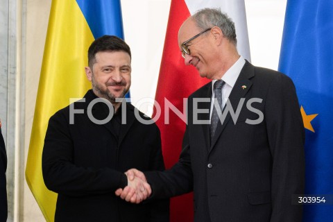 Wizyta prezydenta Ukrainy Wołodymyra Zełenskiego w Sejmie w Warszawie