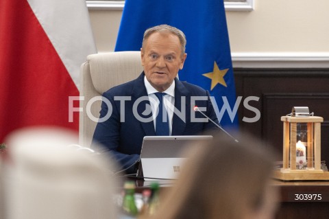 Posiedzenie Rady Ministrów w Warszawie