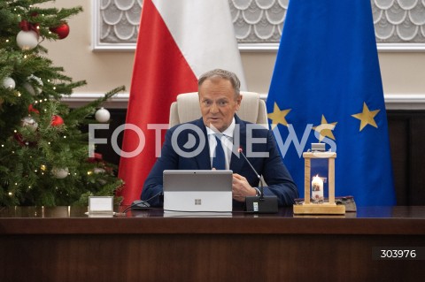  23.12.2025 WARSZAWA<br />POSIEDZENIE RADY MINISTROW<br />N/Z PREMIER DONALD TUSK<br /> 