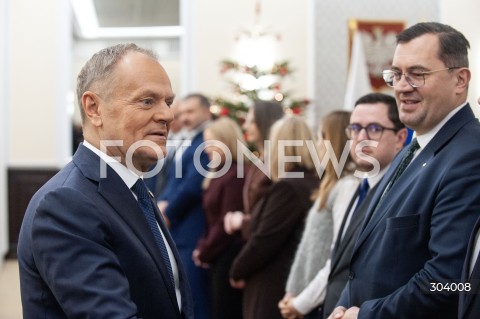  30.12.2025 WARSZAWA<br />POSIEDZENIE RADY MINISTROW<br />N/Z PREMIER DONALD TUSK STEFAN KRAJEWSKI<br /> 