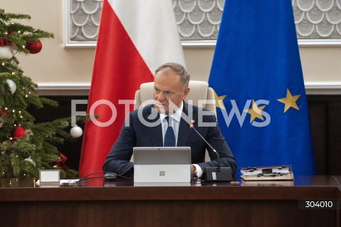  30.12.2025 WARSZAWA<br />POSIEDZENIE RADY MINISTROW<br />N/Z PREMIER DONALD TUSK<br /> 