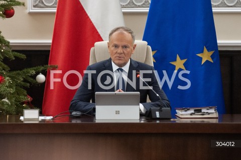  30.12.2025 WARSZAWA<br />POSIEDZENIE RADY MINISTROW<br />N/Z PREMIER DONALD TUSK<br /> 