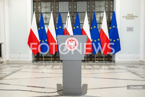  08.01.2026 WARSZAWA SEJM<br />POSIEDZENIE SEJMU<br />N/Z SEJM MARSZALEK SEJMU MOWNICA KONFERENCJA <br /> 