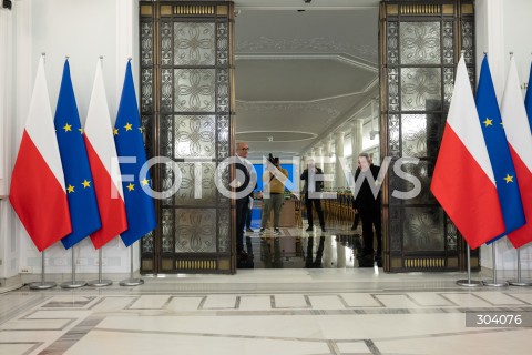  08.01.2026 WARSZAWA SEJM<br />POSIEDZENIE SEJMU<br />N/Z WLODZIMIERZ CZARZASTY SALA KOLUMNOWA<br /> 