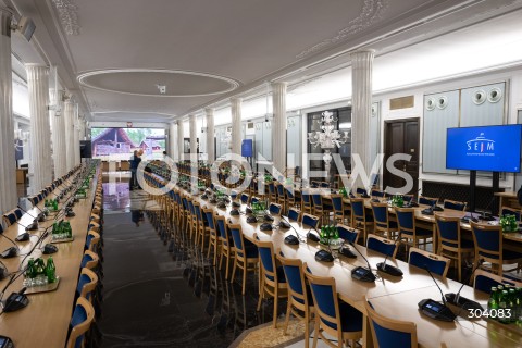  08.01.2026 WARSZAWA SEJM<br />POSIEDZENIE SEJMU<br />N/Z SALA KOLUMNOWA<br /> 