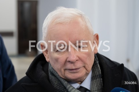  08.01.2026 WARSZAWA SEJM<br />POSIEDZENIE SEJMU<br />N/Z JAROSLAW KACZYNSKI<br /> 