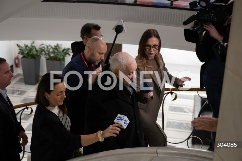  08.01.2026 WARSZAWA SEJM<br />POSIEDZENIE SEJMU<br />N/Z JAROSLAW KACZYNSKI<br /> 