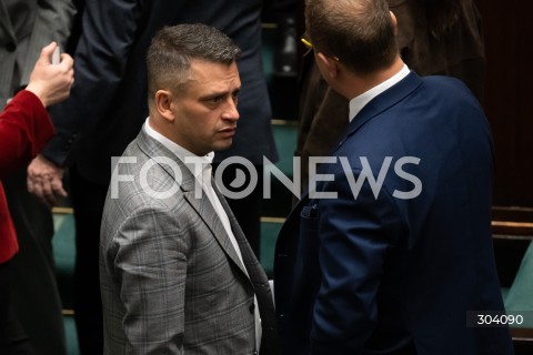  08.01.2026 WARSZAWA SEJM<br />POSIEDZENIE SEJMU<br />N/Z PAWEL SLIZ<br /> 