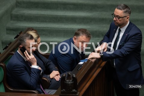  08.01.2026 WARSZAWA SEJM<br />POSIEDZENIE SEJMU<br />N/Z MARCIN KIERWINSKI<br /> 
