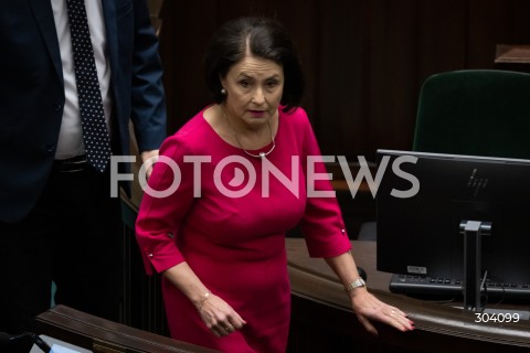  08.01.2026 WARSZAWA SEJM<br />POSIEDZENIE SEJMU<br />N/Z AGNIESZKA WOJCIECHOWSKA VAN HEUKELOM<br /> 