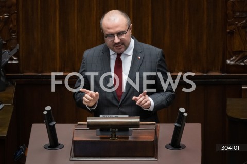  08.01.2026 WARSZAWA SEJM<br />POSIEDZENIE SEJMU<br />N/Z PAWEL JABLONSKI<br /> 