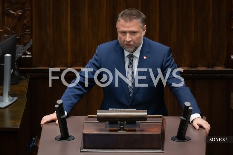  08.01.2026 WARSZAWA SEJM<br />POSIEDZENIE SEJMU<br />N/Z MARCIN KIERWINSKI<br /> 